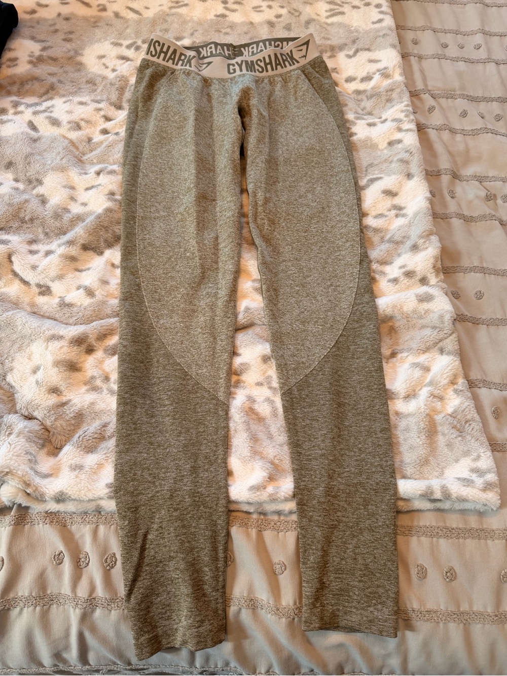 Gymshark Olive Grey Seamless High-Waist Leggings